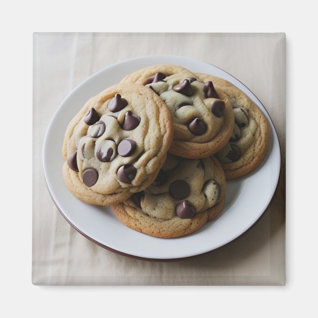 Choklad Chip Cookies Magnet (Framsidan)
