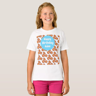 Choklad Chip Cookies Mönster Ballong T Shirt
