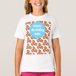 Choklad Chip Cookies Mönster Ballong T Shirt