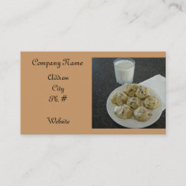Choklad Chip Cookies Visitkort