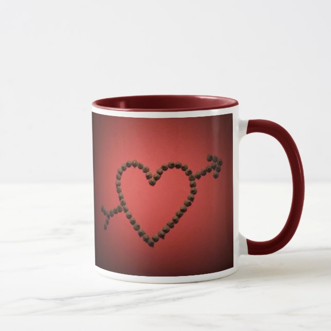 Choklad Chip Heart Mugg (Höger)