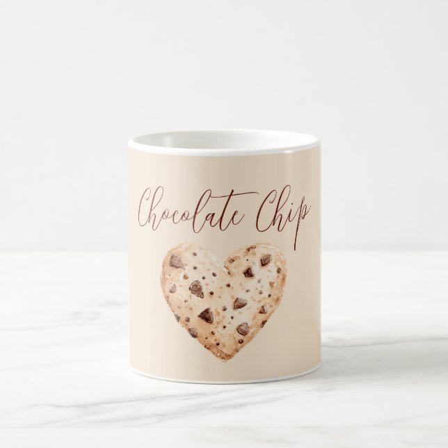 Choklad Chip Hjärtkaka Kaffemugg (Center)