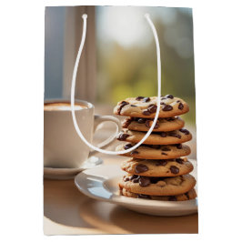 Choklad Chip-kookies och kaffe