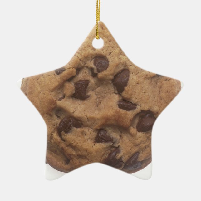 choklad-chips-kaka- julgransprydnad keramik (Framsidan)