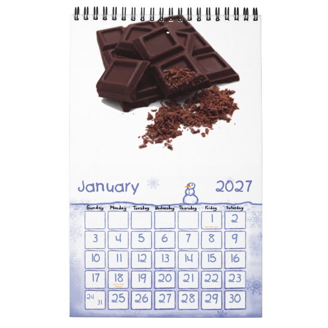 Choklad, choklad kalender (Jan 2027)