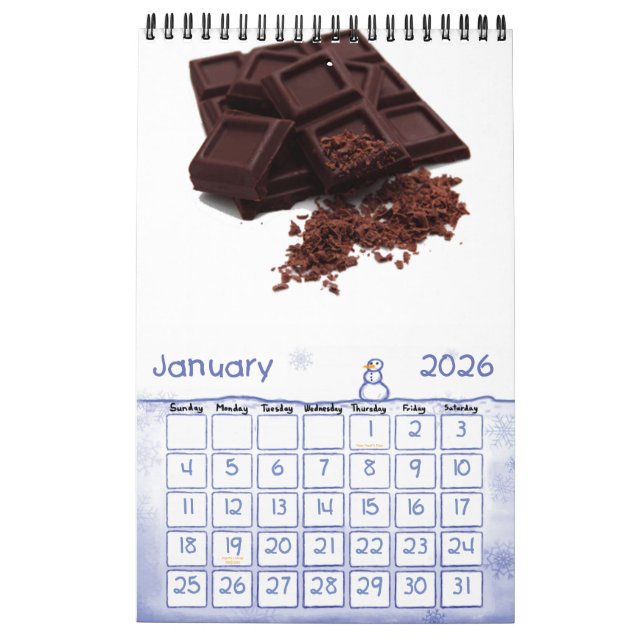 Choklad, choklad kalender (Jan 2026)