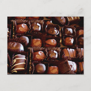 Choklad, chokladchoklad vykort