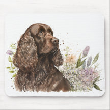Choklad Cocker Spaniel i Syrenar