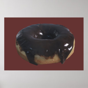 Choklad Covered Donut Poster
