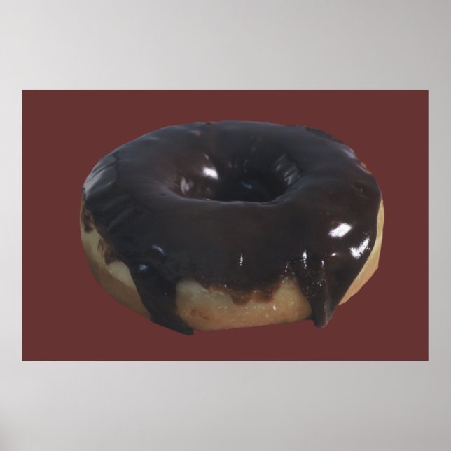 Choklad Covered Donut Poster (Framsidan)