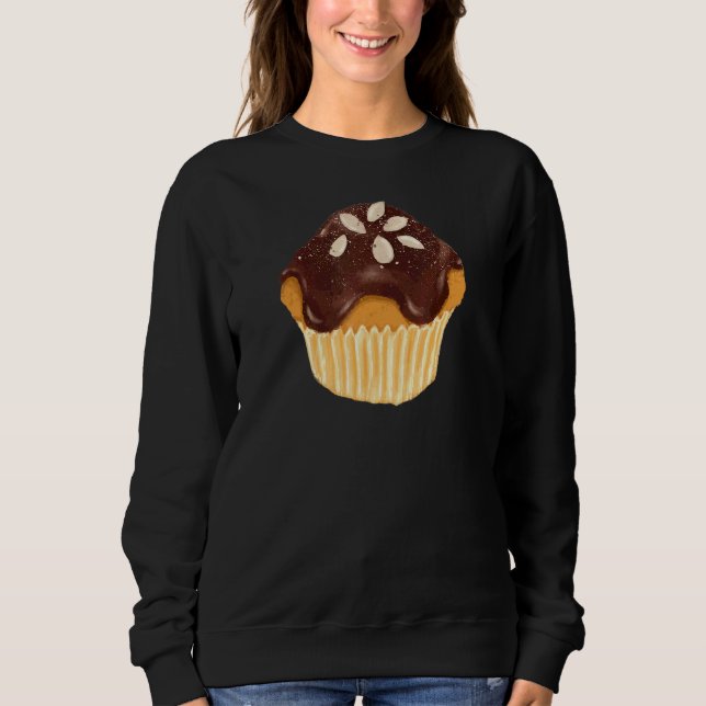 Choklad Cup Cake Gör-det-själv Par Grupp Fest Hall T Shirt (Framsida)