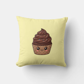 Choklad Cupcake Kawaii Kudd Kudde