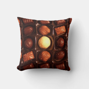 Choklad Delight Chocolate Älskare Dekorativ kudde