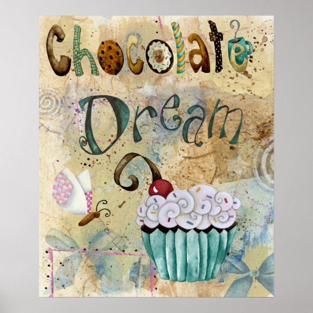 Choklad Dream 20 x 24 Poster (Framsidan)