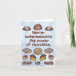 Choklad driver Notecard Kort