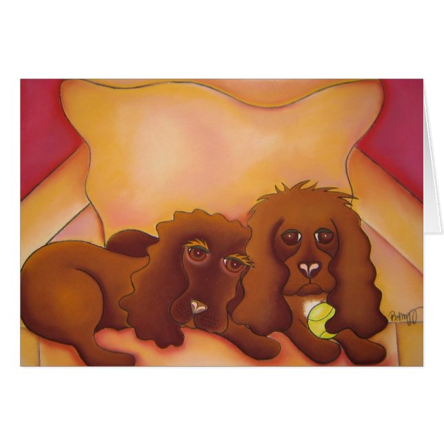 Choklad en färg som finnas ofta i hälsningskort (Framsidan Horizontal)