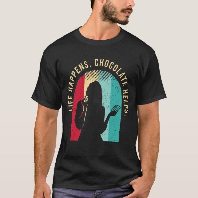 Choklad för sarkastisk choklad t shirt (Framsida)