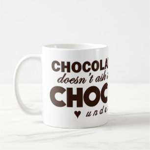 Choklad förstår kaffemugg