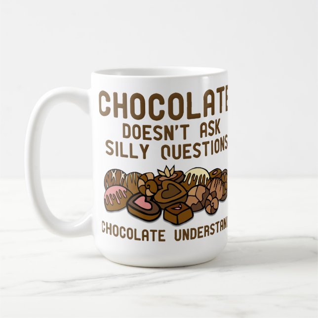 Choklad Förstår Rolig Mugg (Vänster)