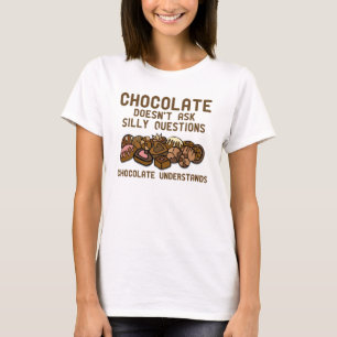 Choklad Förstår Rolig T-Shirt
