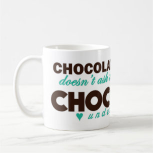 Choklad förstår [turkos] kaffemugg