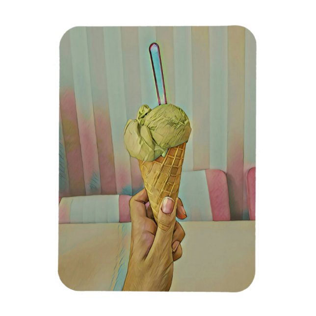 Choklad glass magnet (Vertikal)