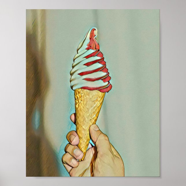 Choklad glass poster (Framsidan)