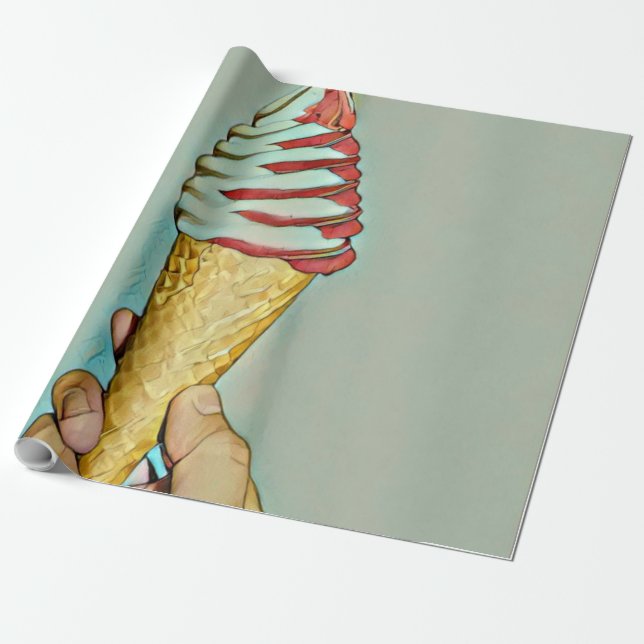Choklad glass presentpapper (Utrullad)