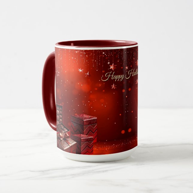 Choklad Godis Jul Holiday Mugg (Framsida vänster)