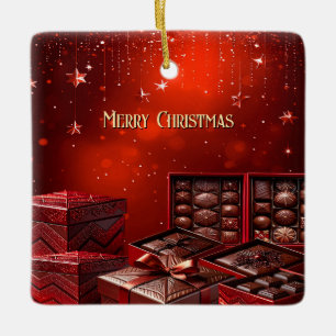 Choklad Godis Jul Holiday Ornament