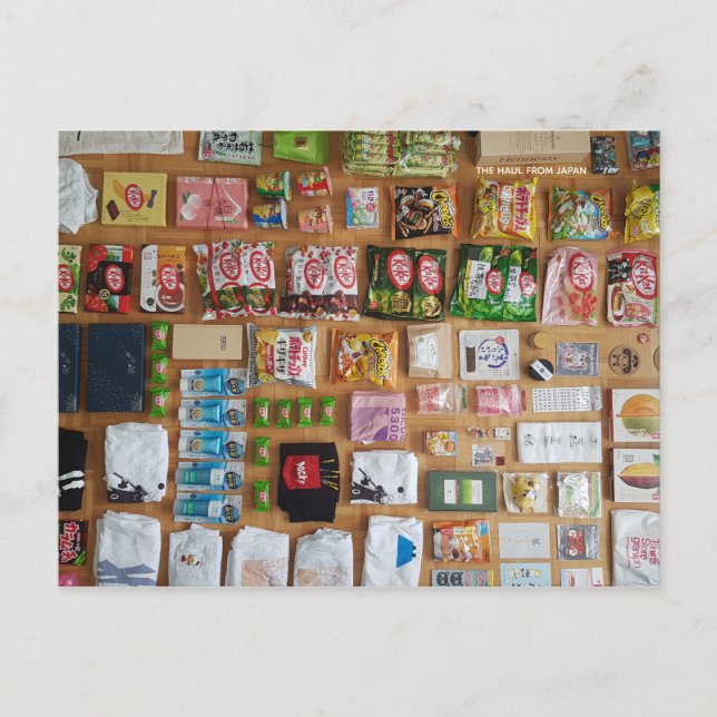 Choklad, godis, souvenirer Japan Postcard Vykort (Framsida)