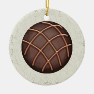 Choklad-godis - SRF Julgransprydnad Keramik