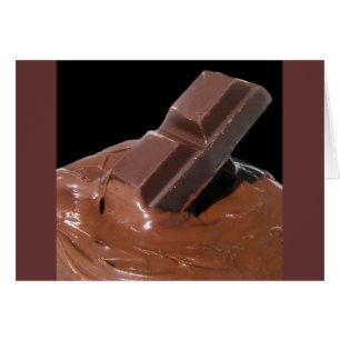 Choklad Hälsningskort