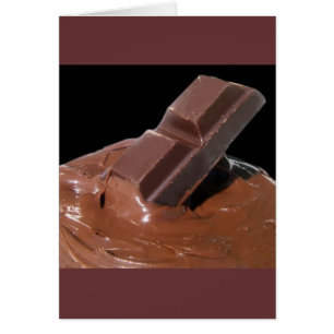 Choklad Hälsningskort