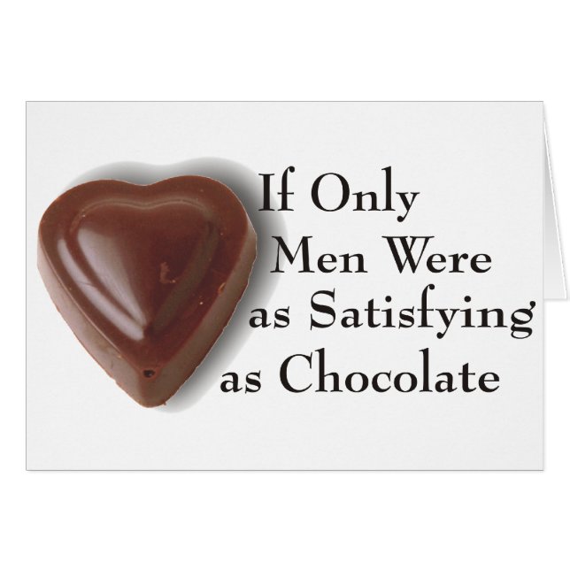 Choklad Hälsningskort (Framsidan Horizontal)