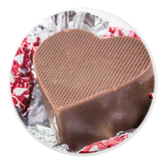 Choklad Heart Knopp (Framsidan)