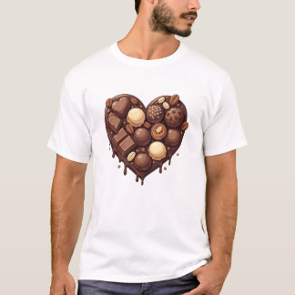 Choklad Heart T Shirt