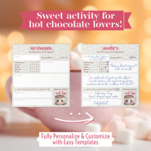 Choklad-Hett för Rosa av kute och Cream-