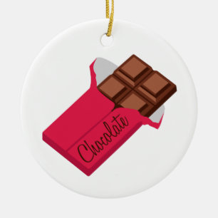 Choklad Julgransprydnad Keramik