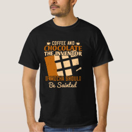 Choklad - kaffe och choklad t shirt