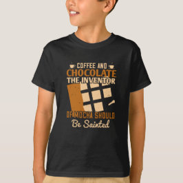 Choklad - kaffe och choklad t shirt