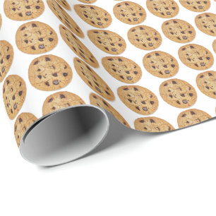 Choklad kaka som slår in papper presentpapper