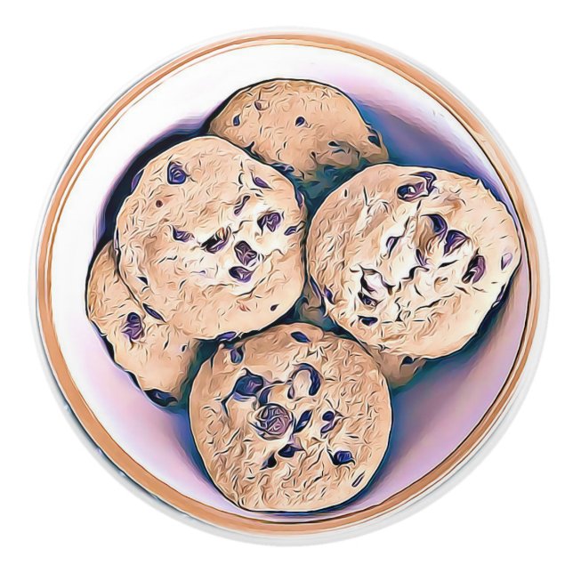 Choklad kakaköksskåpknopp knopp (Framsidan)