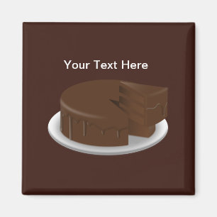 Choklad Kake Kitchen Magnet