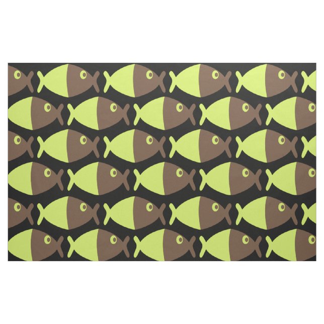 Choklad, kalkfisk tyg (Fat Quarter)