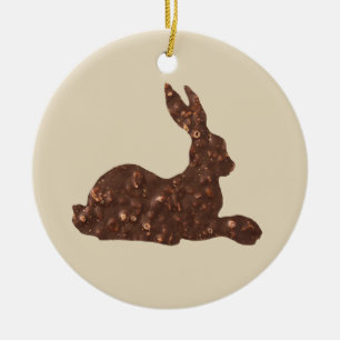 Choklad, kanin, Påsk Julgransprydnad Keramik