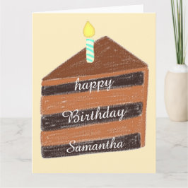 Choklad kummelsegment kort