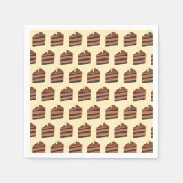 Choklad kummelsegment pappersservett