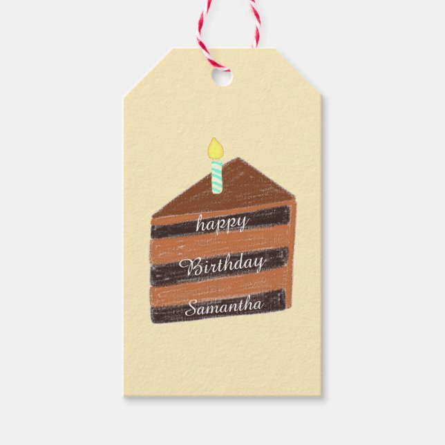 Choklad kummelsegment presentetikett (Framsidan)