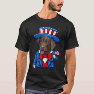 Choklad Lab 4 juli Labrador Retriever T Shirt